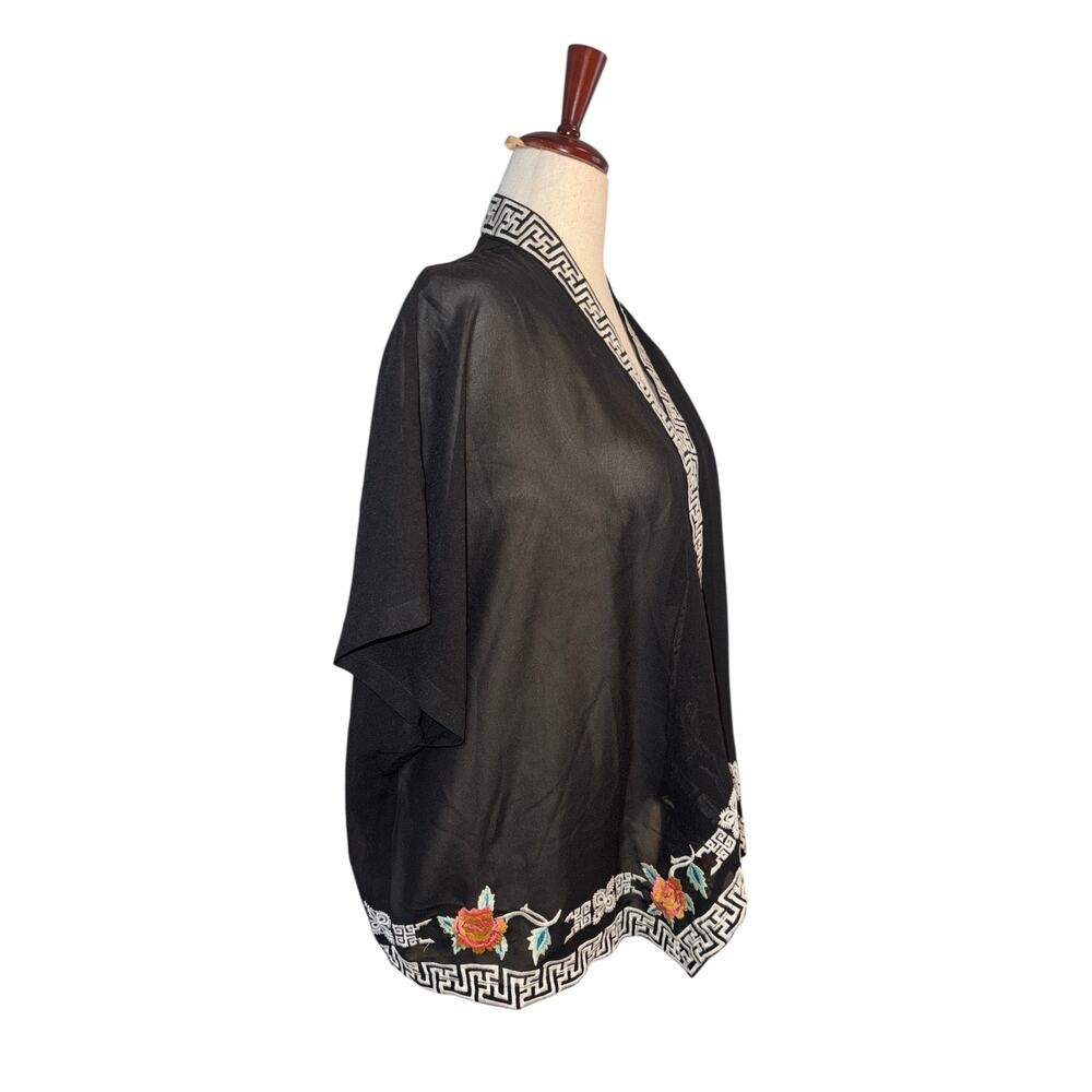 Forever 21 boho asymmetrical sheer oversized shrug XS - NWT - Picture 4 of 8